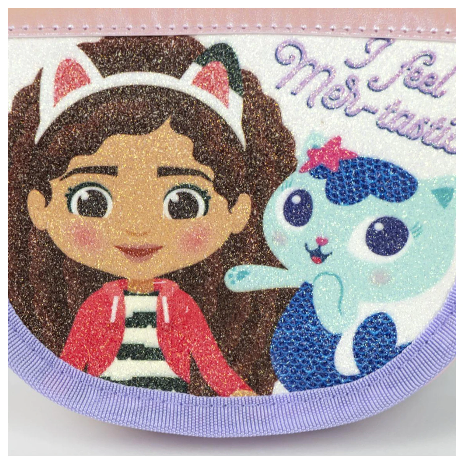 Gabby's Dollhouse Mer-tastic bleščeča crossbody torba, naramna torba fotografija izdelka