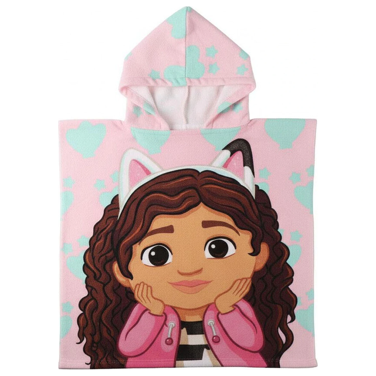 Gabbys Dollhouse mikrovlakna poncho brisača za plažo fotografija izdelka