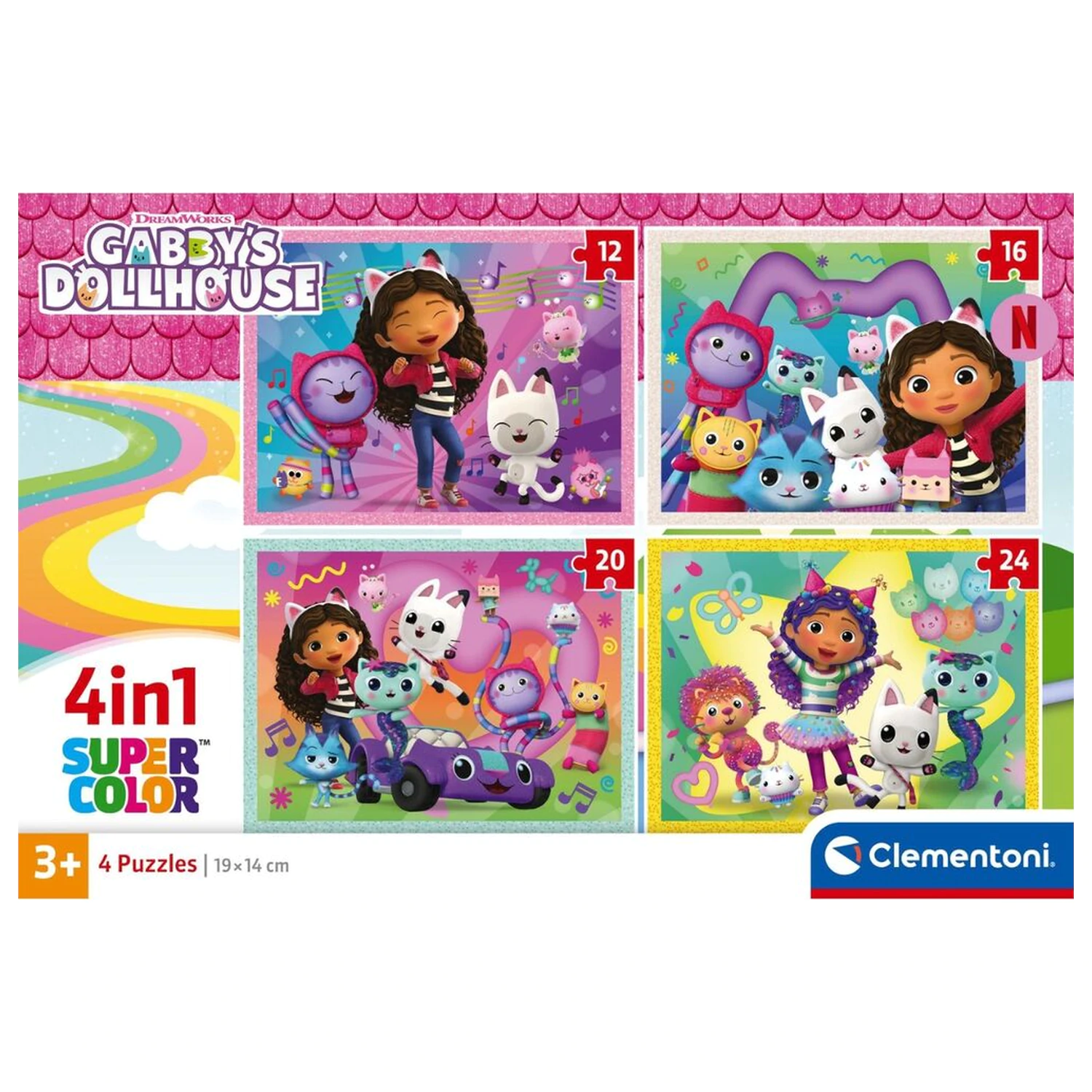 Gabbys Dollhouse sestavljanka 12-16-20-24 kosov fotografija izdelka