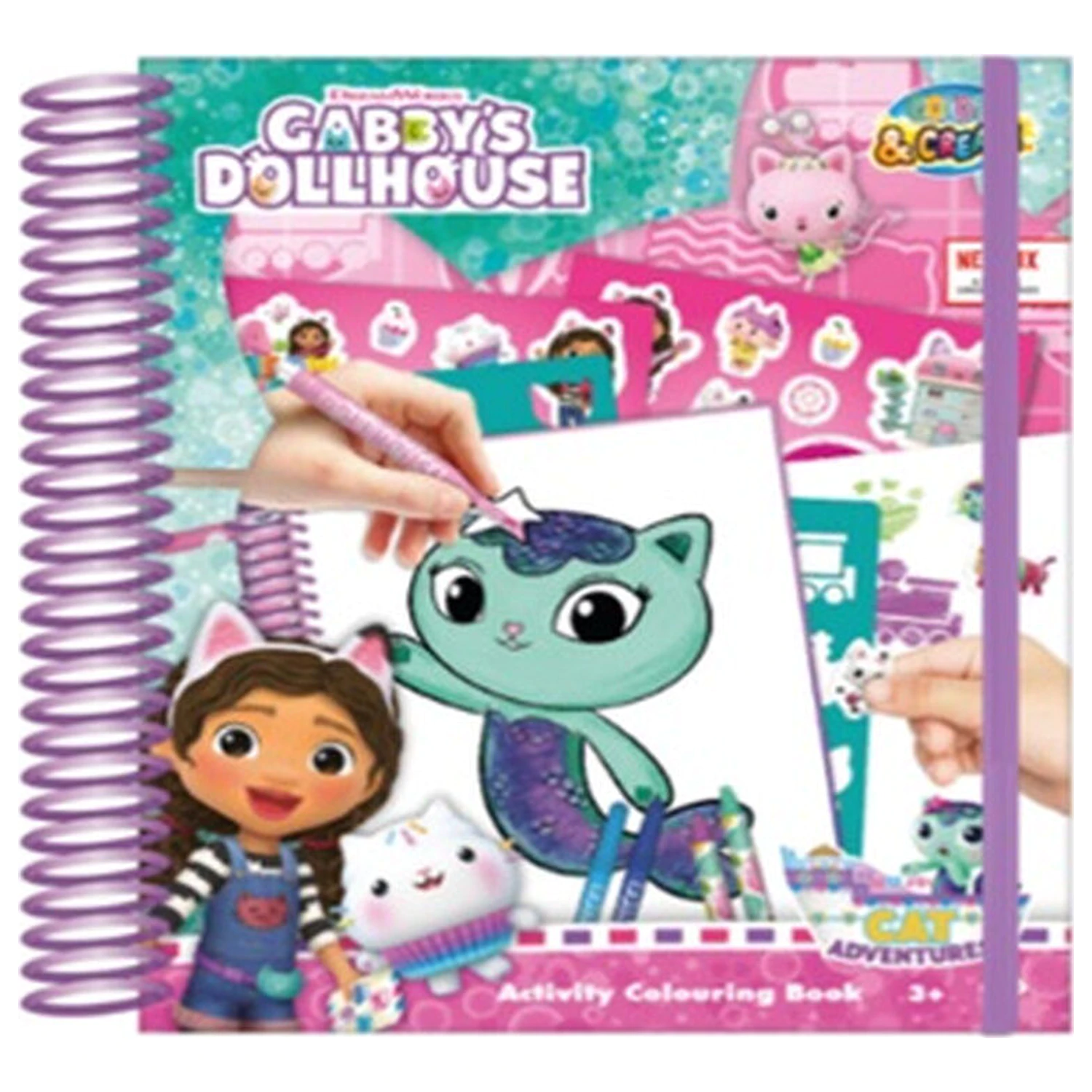 Gabbys Dollhouse knjiga za risanje in dejavnosti fotografija izdelka