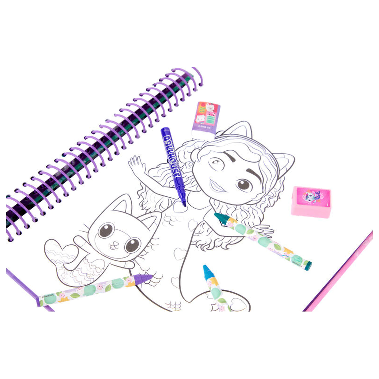 Gabbys Dollhouse knjiga za risanje in dejavnosti fotografija izdelka