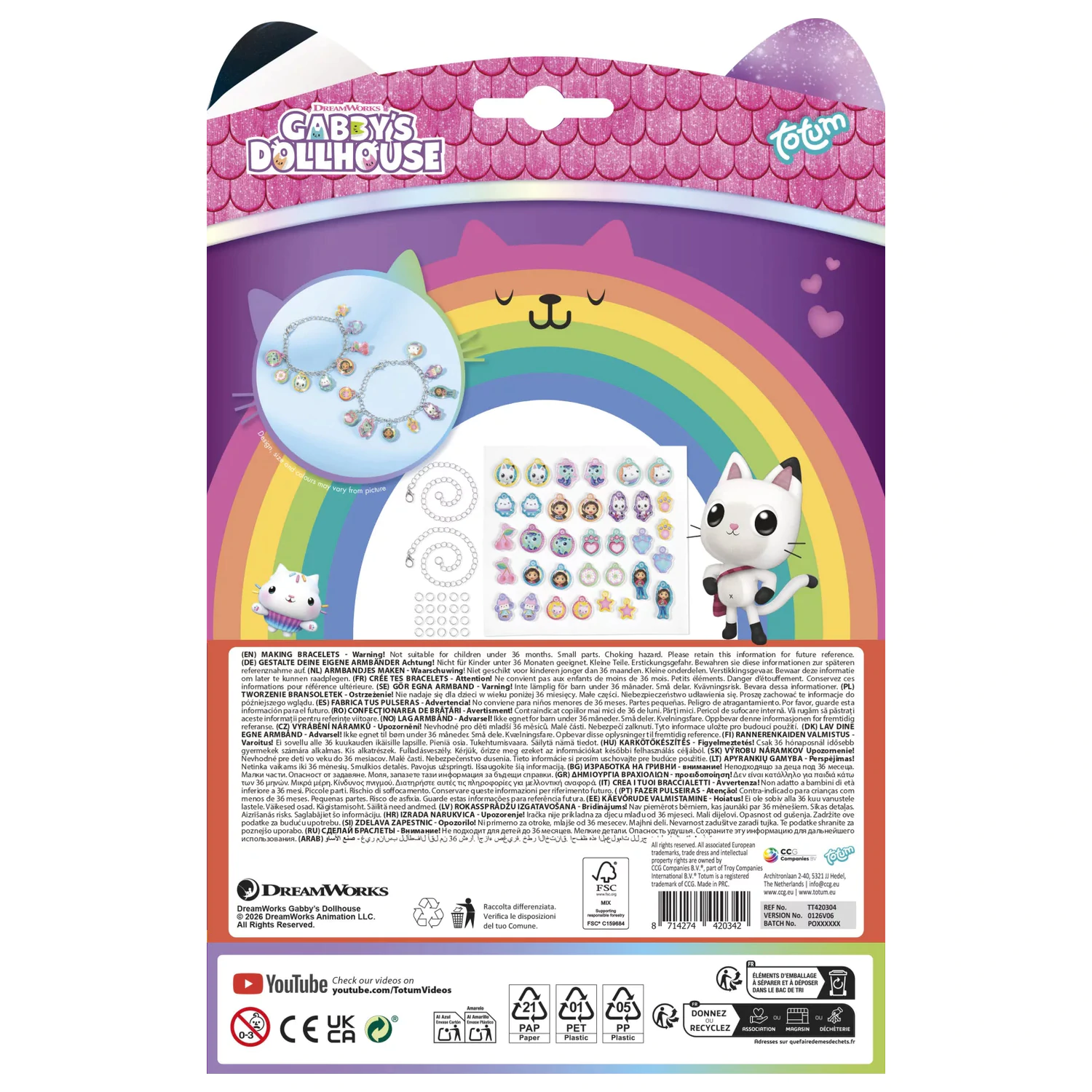 Gabi's Dollhouse Totum Charm zapestnica Set za izdelavo fotografija izdelka