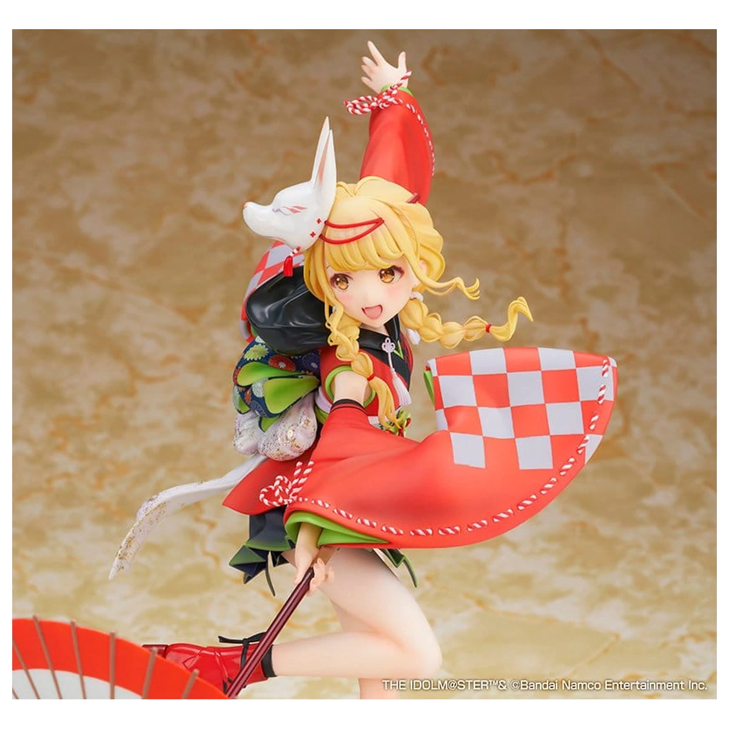 Gakuen The Idolmaster PVC Figura 1/7 Kotone Fujita Kamurogiku Ver. 27 cm fotografija izdelka