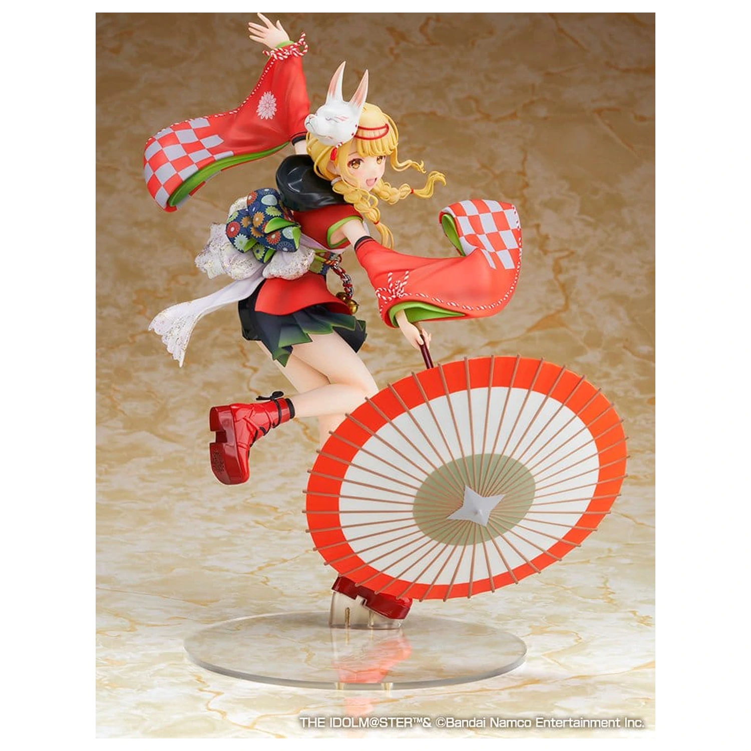 Gakuen The Idolmaster PVC Figura 1/7 Kotone Fujita Kamurogiku Ver. 27 cm fotografija izdelka