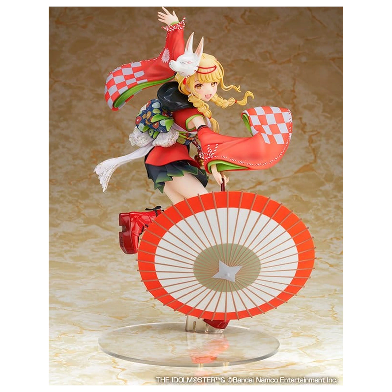 Gakuen The Idolmaster PVC Figura 1/7 Kotone Fujita Kamurogiku Ver. 27 cm fotografija izdelka