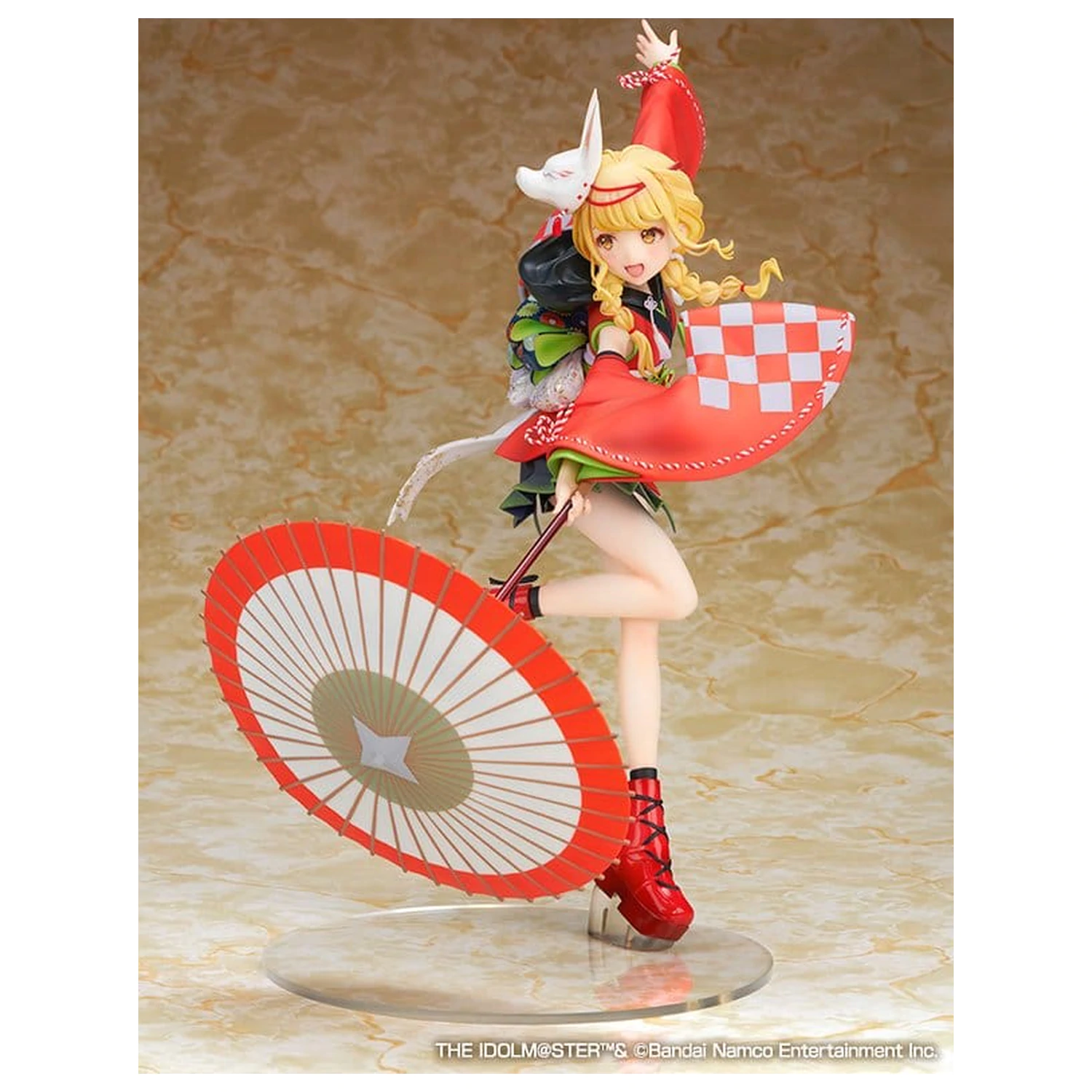 Gakuen The Idolmaster PVC Figura 1/7 Kotone Fujita Kamurogiku Ver. 27 cm fotografija izdelka