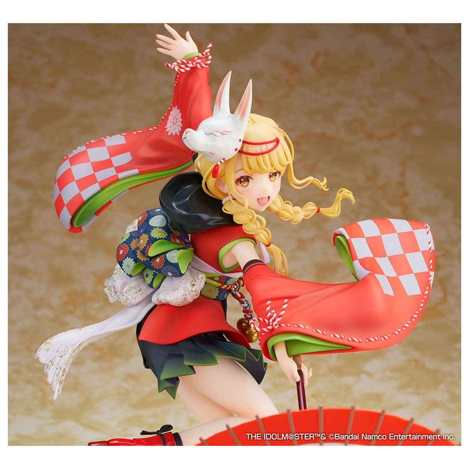 Gakuen The Idolmaster PVC Figura 1/7 Kotone Fujita Kamurogiku Ver. 27 cm fotografija izdelka