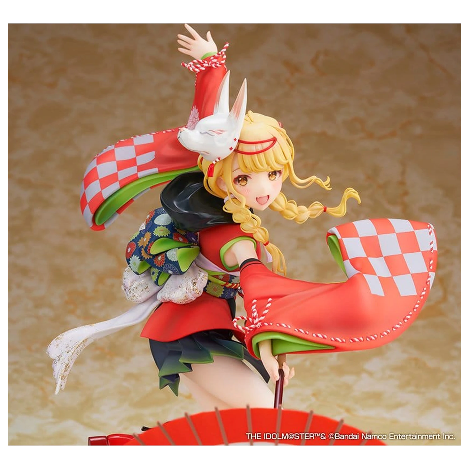 Gakuen The Idolmaster PVC Figura 1/7 Kotone Fujita Kamurogiku Ver. 27 cm fotografija izdelka