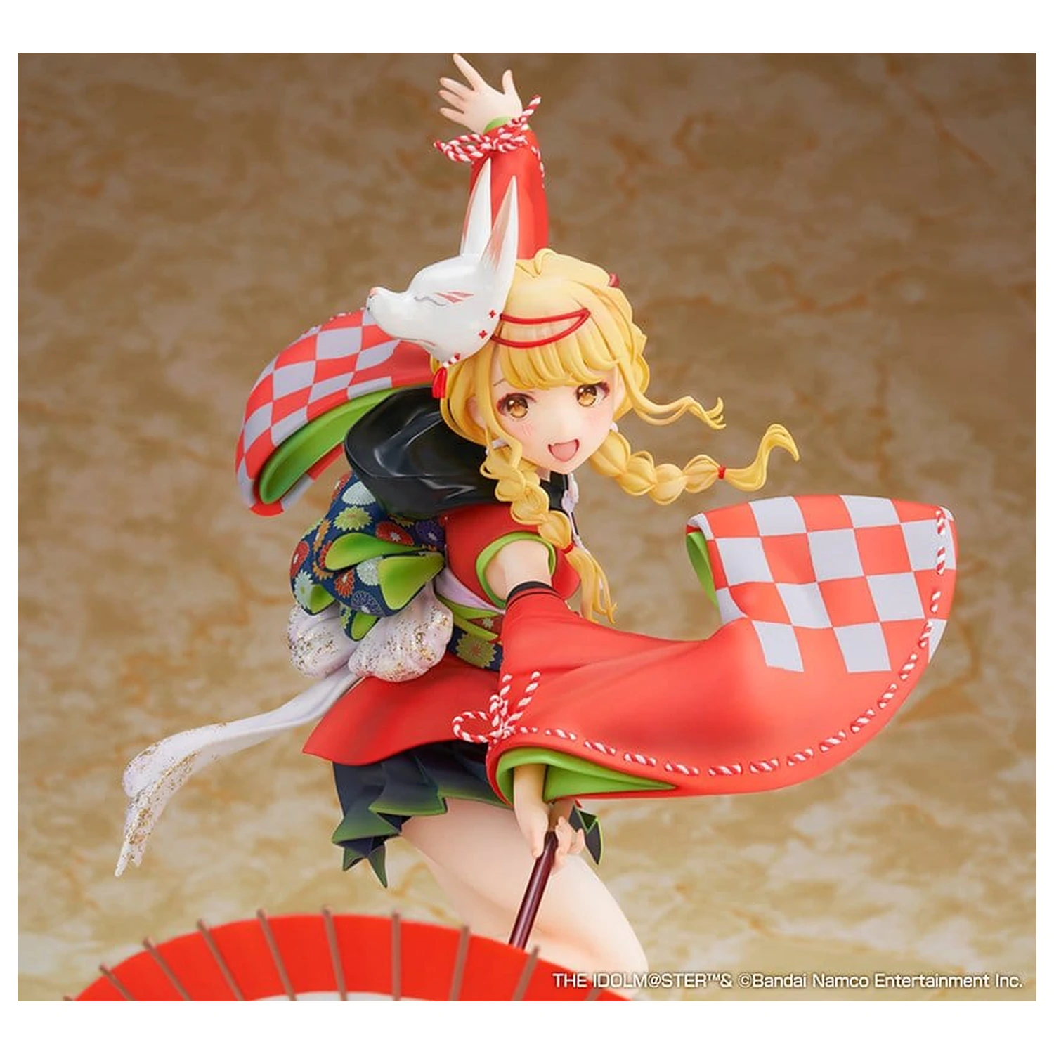 Gakuen The Idolmaster PVC Figura 1/7 Kotone Fujita Kamurogiku Ver. 27 cm fotografija izdelka
