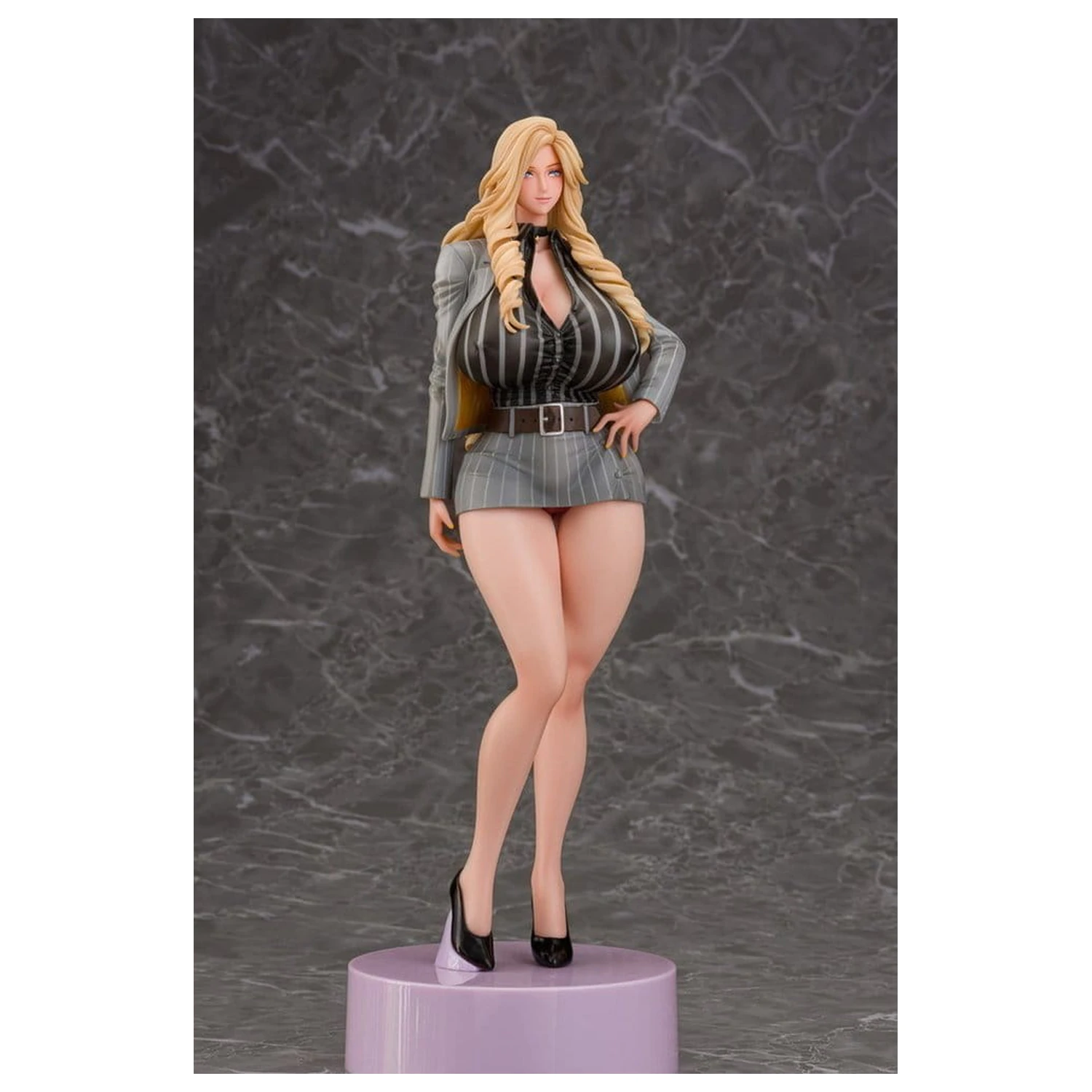 Gal Ane Shachou to Harem Office PVC figura 1/7 Nishigori Ai (Grey Suit Ver.) 26 cm fotografija izdelka
