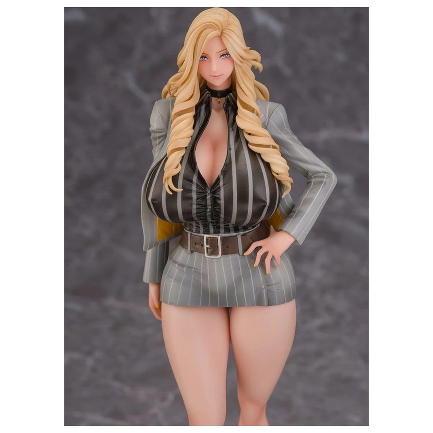 Gal Ane Shachou to Harem Office PVC figura 1/7 Nishigori Ai (Grey Suit Ver.) 26 cm fotografija izdelka