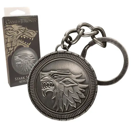 Game of Thrones Stark Shield obesek za ključe fotografija izdelka