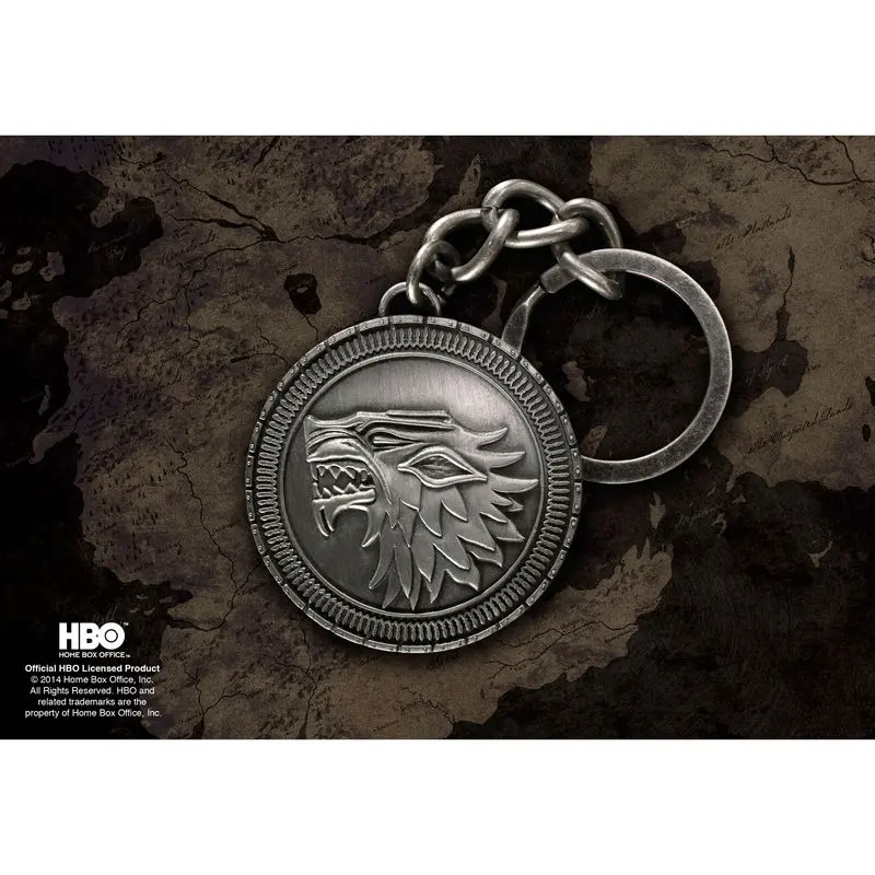 Game of Thrones Stark Shield obesek za ključe fotografija izdelka