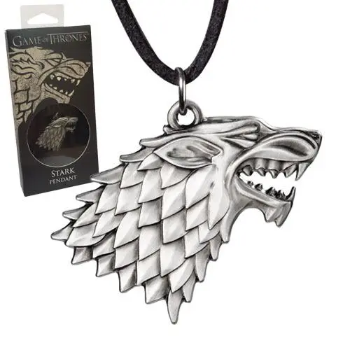 Game of Thrones obesek Stark Sigil za kostum fotografija izdelka