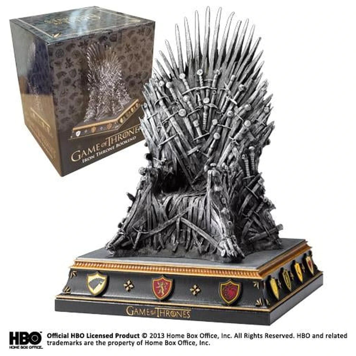 Game of Thrones The Iron Throne knjižna podpora fotografija izdelka