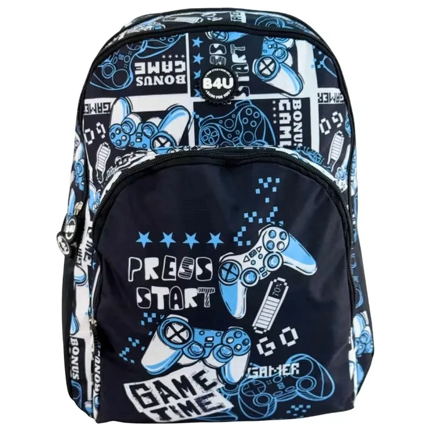 Gamer Press Start šolska torba, torba 44 cm fotografija izdelka