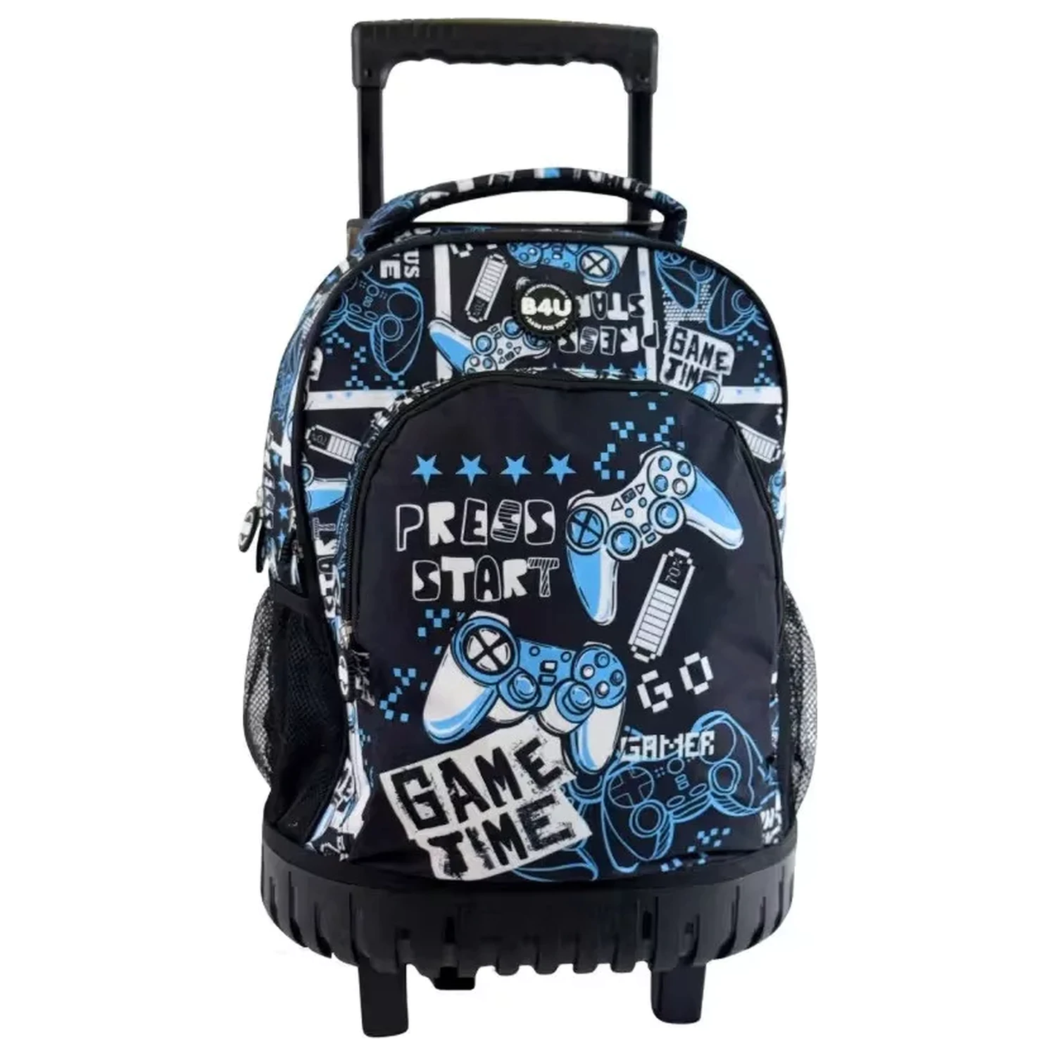 Gamer Press Start Premium šolska torba z valji, 44 cm fotografija izdelka
