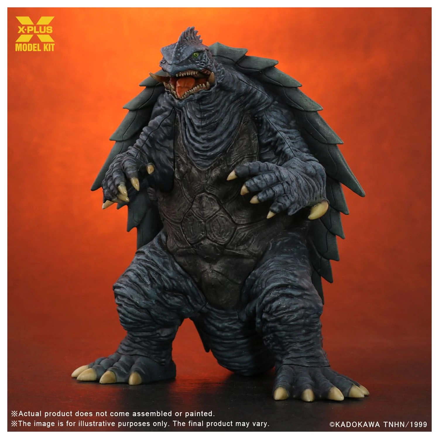 Gamera 3: Revenge of Iris komplet plastičnega modela 1/700 Gamera (1999) 12 cm fotografija izdelka