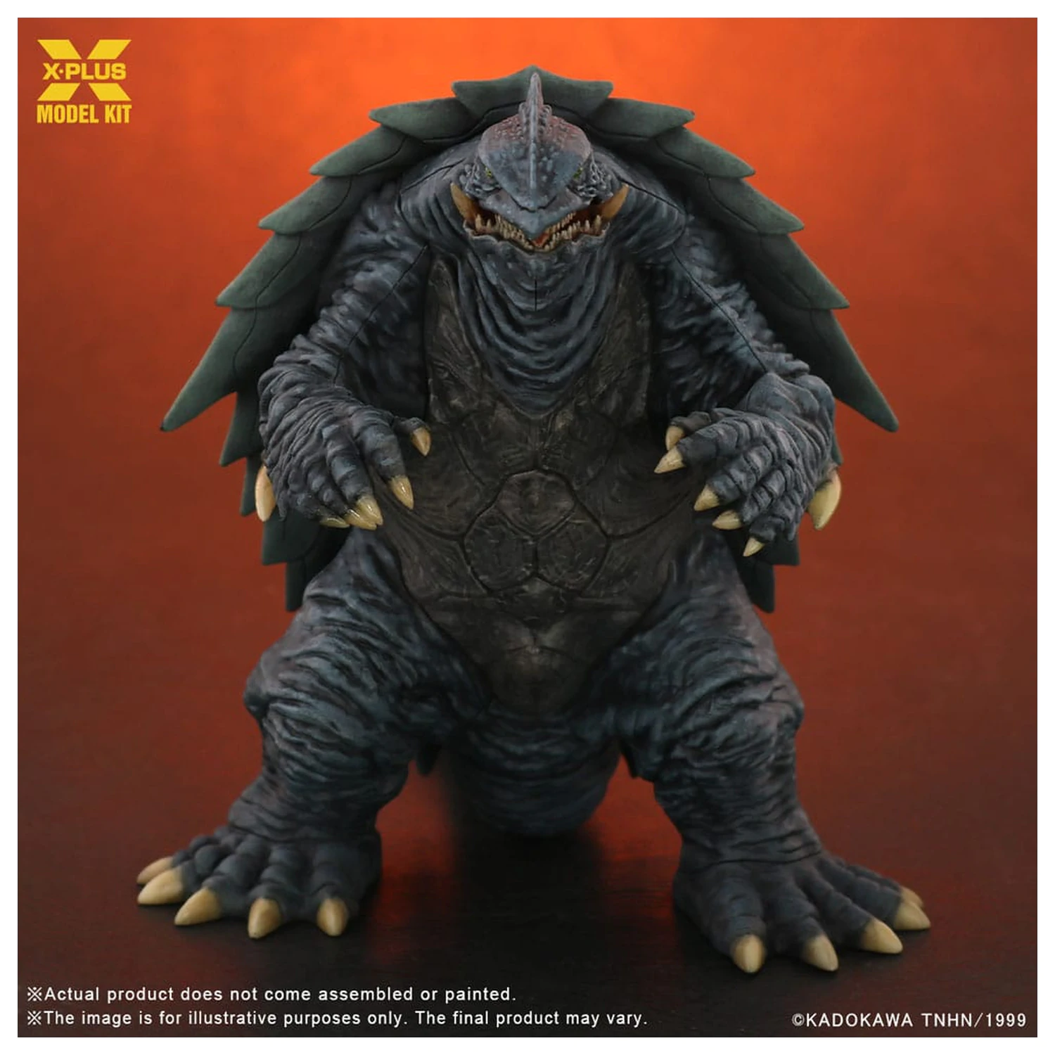 Gamera 3: Revenge of Iris komplet plastičnega modela 1/700 Gamera (1999) 12 cm fotografija izdelka