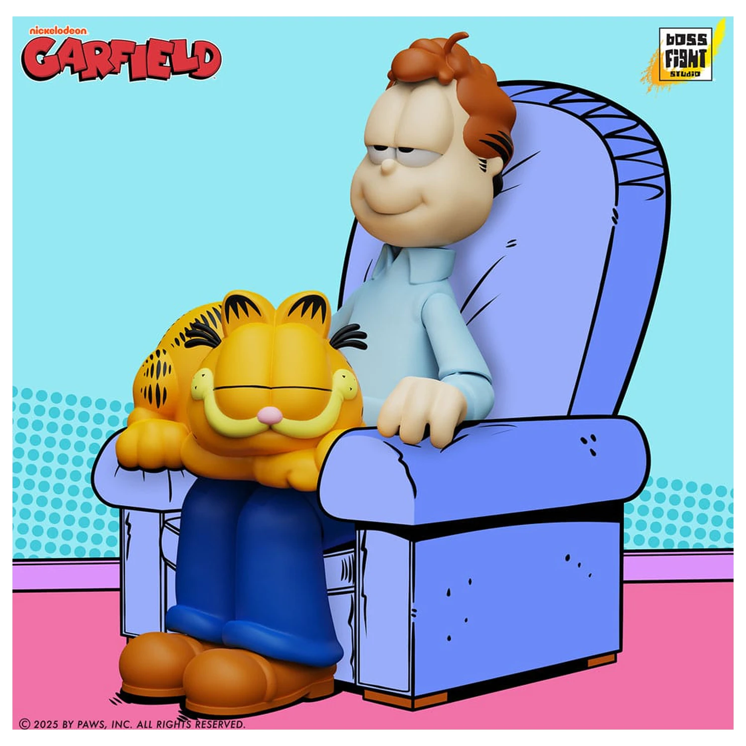 Garfield akcijska figura Jon Arbuckle Deluxe Edition 19 cm fotografija izdelka