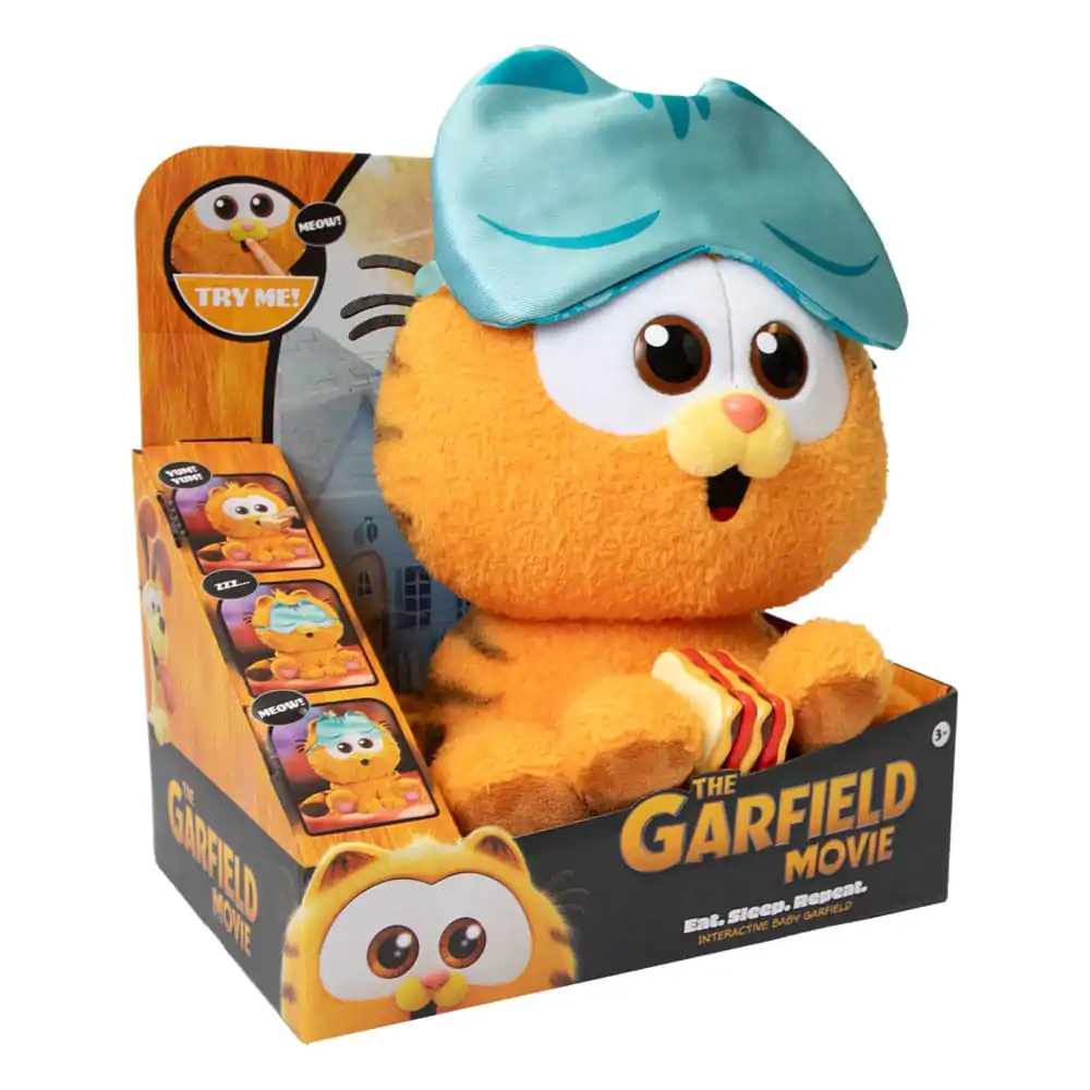 Garfield Plišasta Figura z Zvokom Baby Garfield 31 cm fotografija izdelka