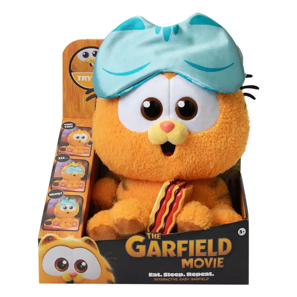 Garfield Plišasta Figura z Zvokom Baby Garfield 31 cm fotografija izdelka