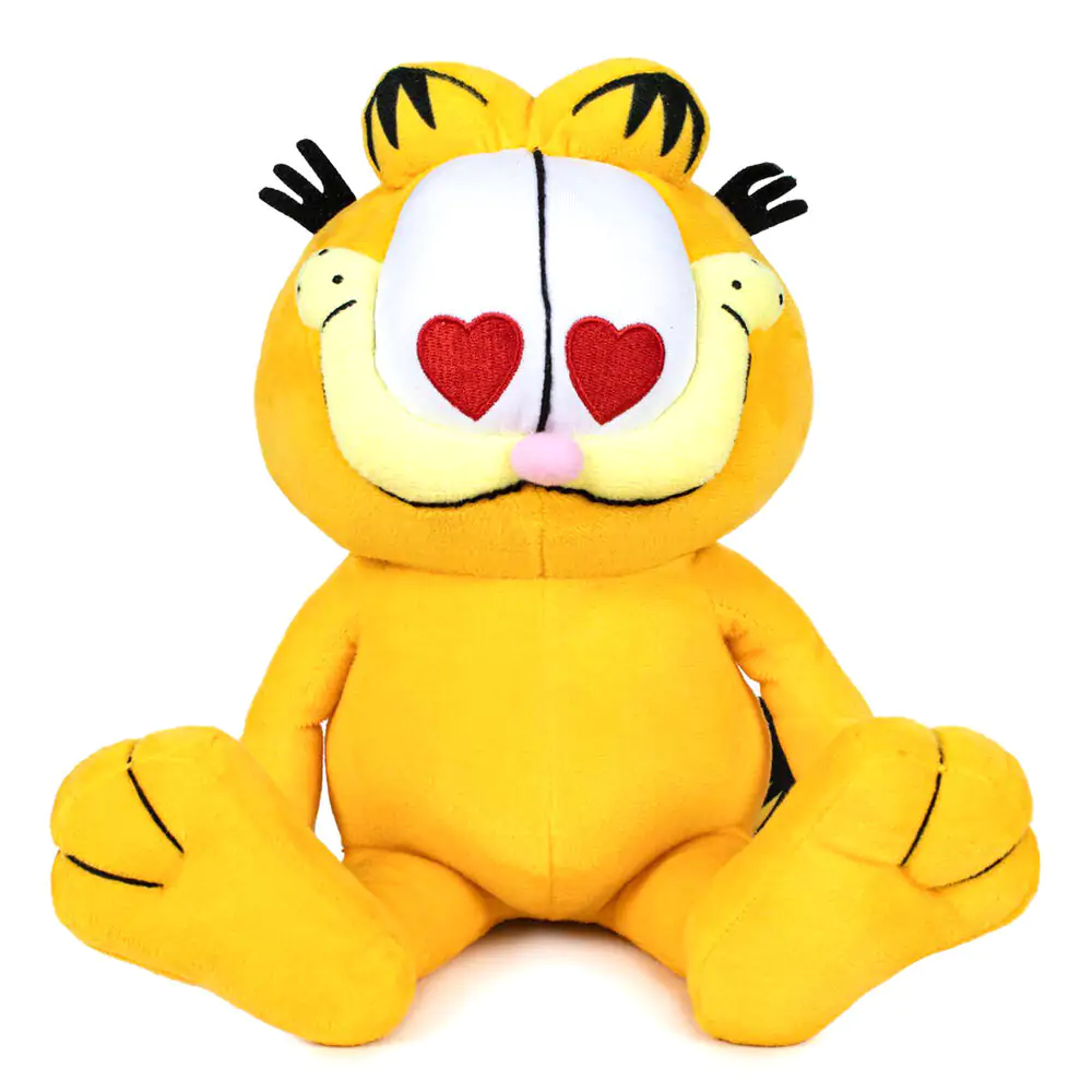 Garfield cute emoji srčkaste oči plišasta igrača 30 cm fotografija izdelka