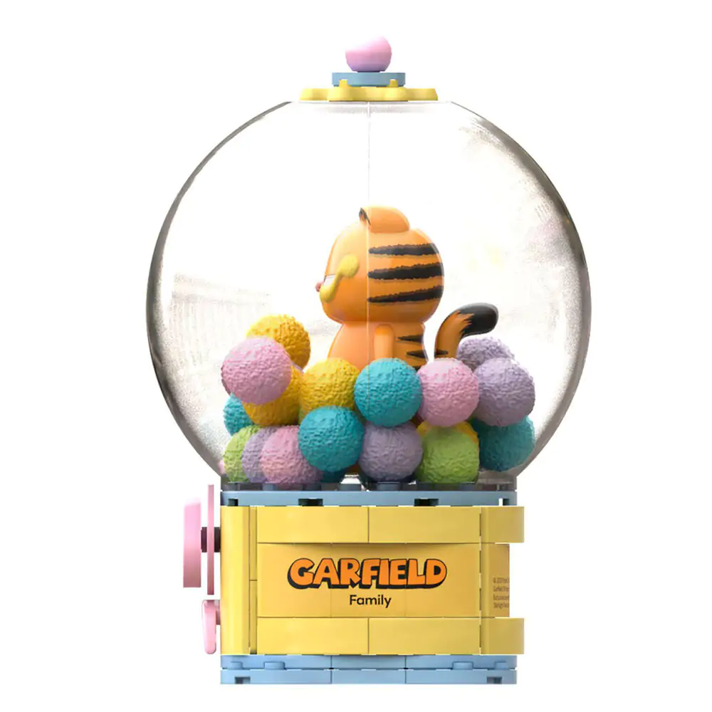 Garfield Gumball Machine Komplet za sestavljanje 128 kosov fotografija izdelka