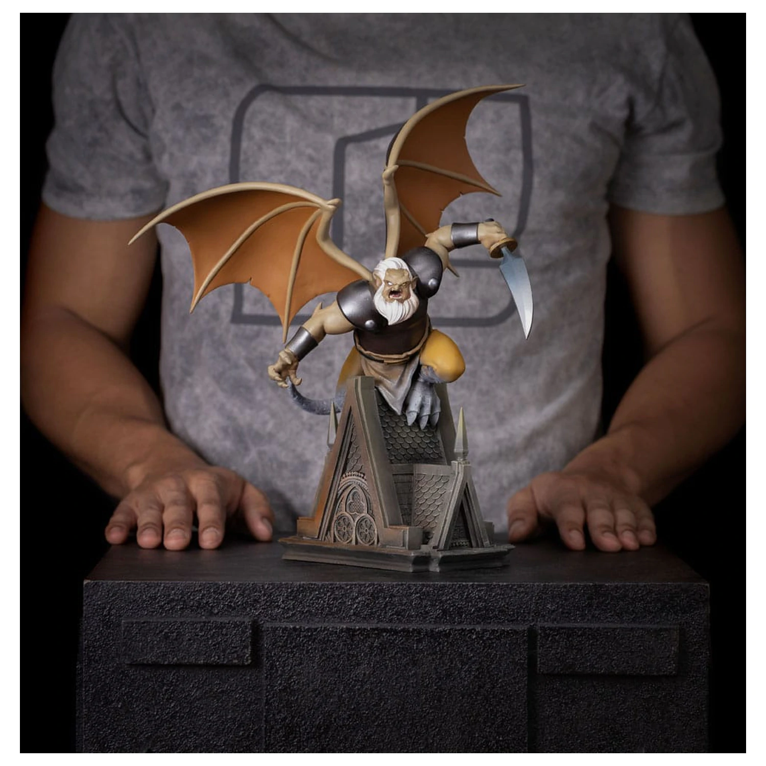 Gargoyles Umetniška skala kip 1/10 Hudson 33 cm fotografija izdelka