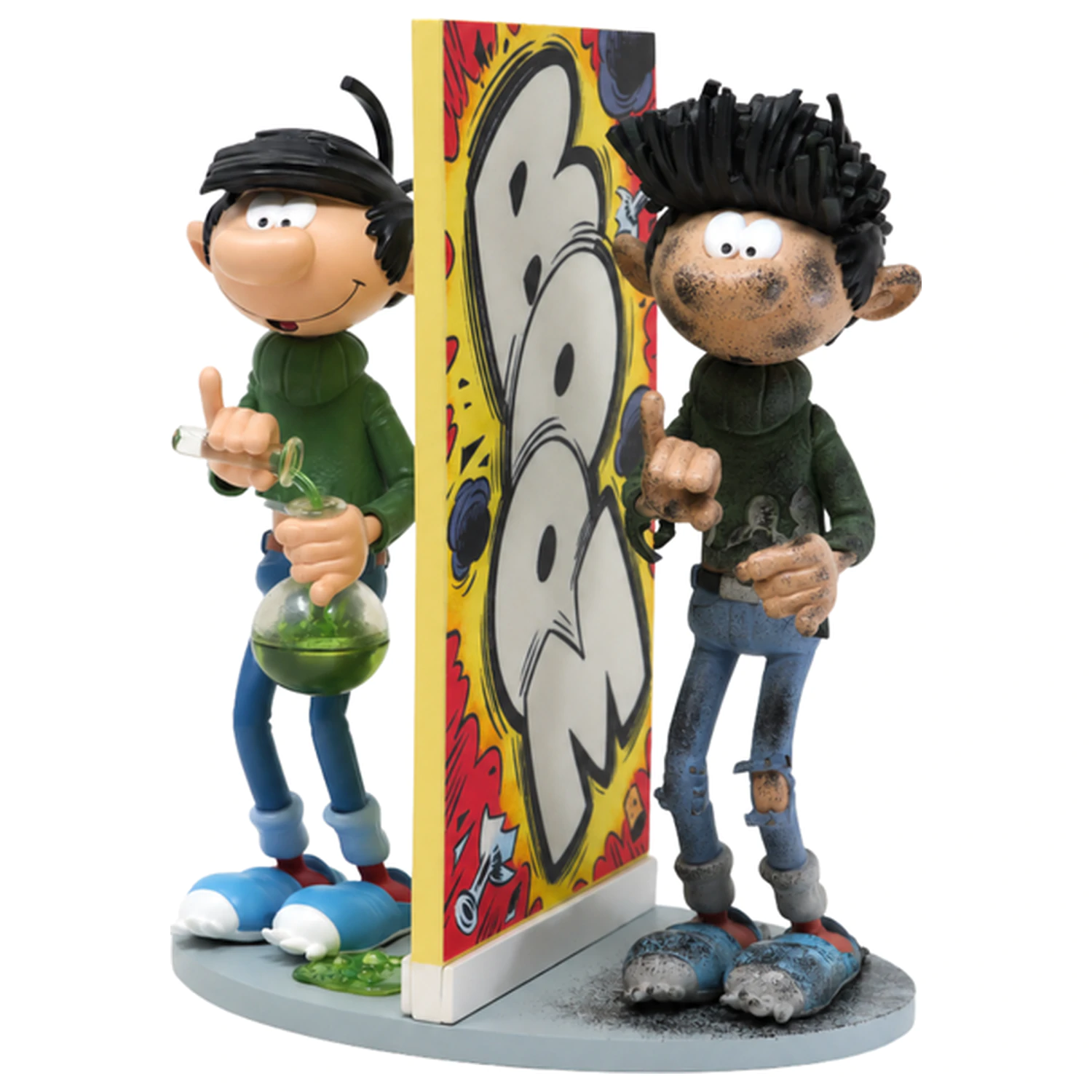 Gaston Lagaffe Figurine Resine Gaston Explosion 18 cm fotografija izdelka