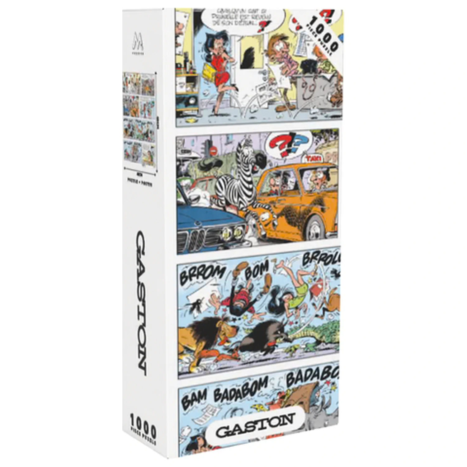 Plakat Gaston Lagaffe + Sestavljanka 1000 kosov fotografija izdelka