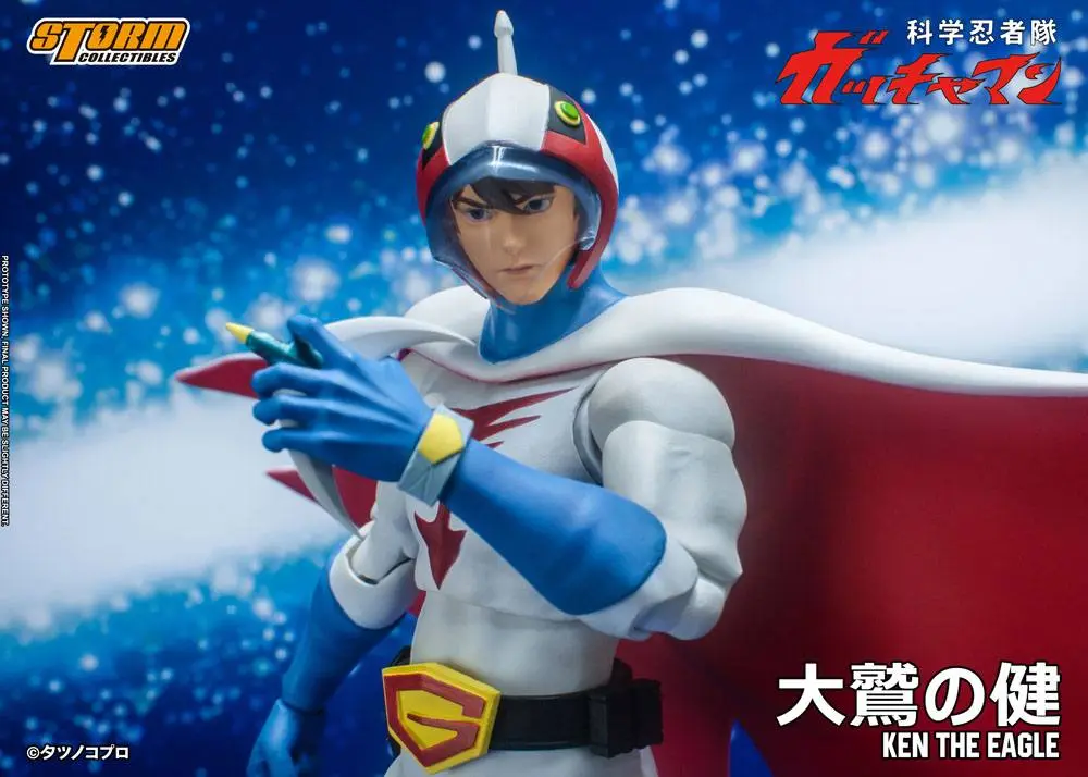 Akcijska figura Gatchaman 1/12 Ken the Eagle 18 cm fotografija izdelka