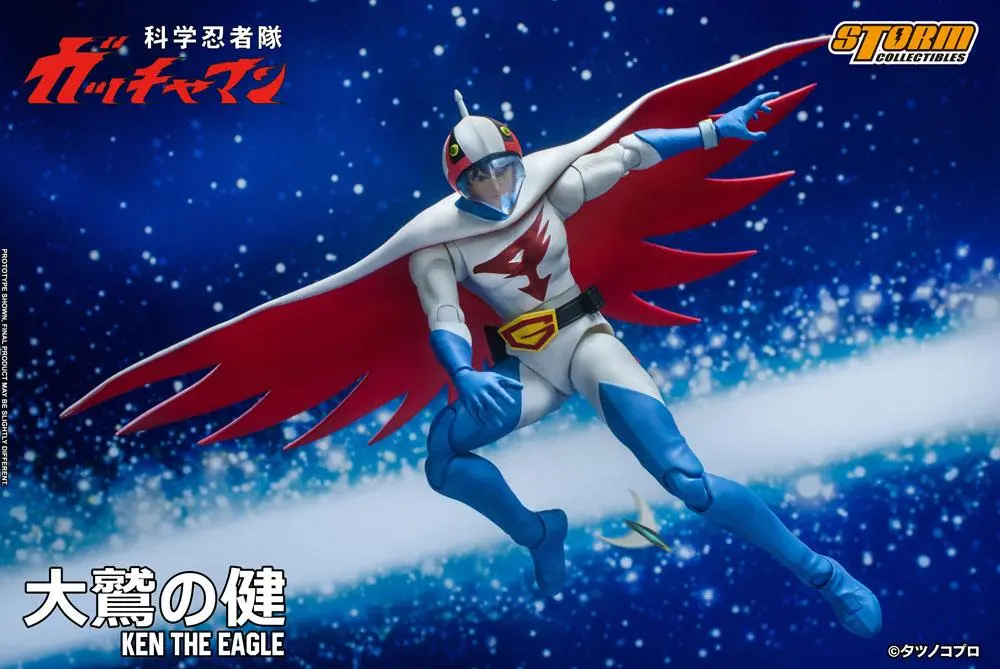 Akcijska figura Gatchaman 1/12 Ken the Eagle 18 cm fotografija izdelka