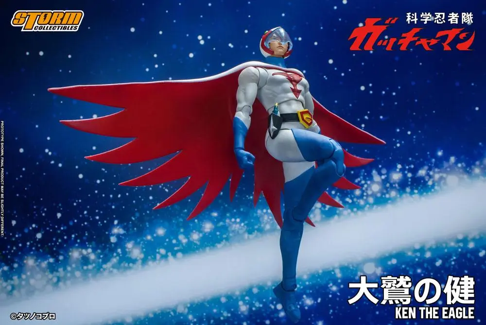 Akcijska figura Gatchaman 1/12 Ken the Eagle 18 cm fotografija izdelka