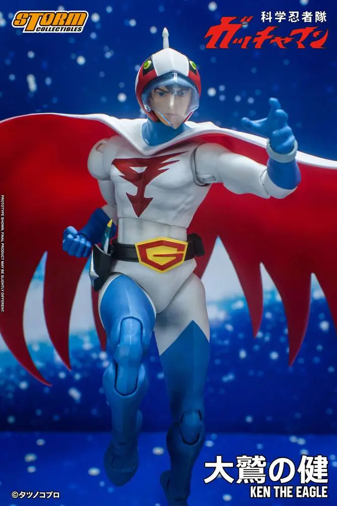 Akcijska figura Gatchaman 1/12 Ken the Eagle 18 cm fotografija izdelka