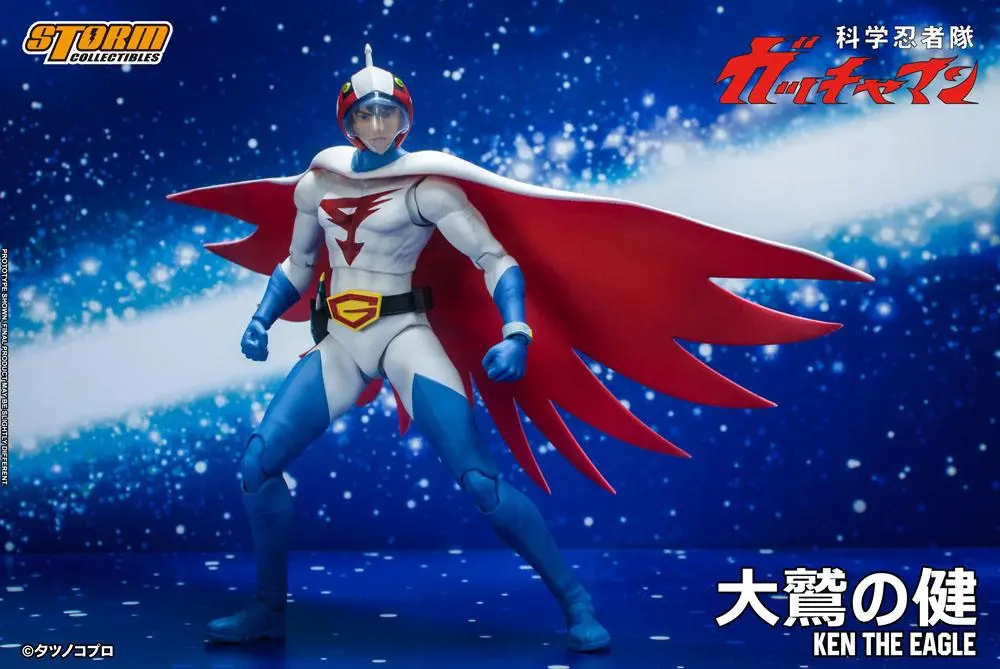 Akcijska figura Gatchaman 1/12 Ken the Eagle 18 cm fotografija izdelka