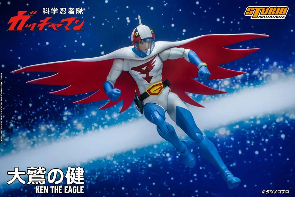 Akcijska figura Gatchaman 1/12 Ken the Eagle 18 cm fotografija izdelka