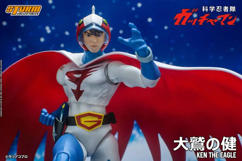 Akcijska figura Gatchaman 1/12 Ken the Eagle 18 cm fotografija izdelka