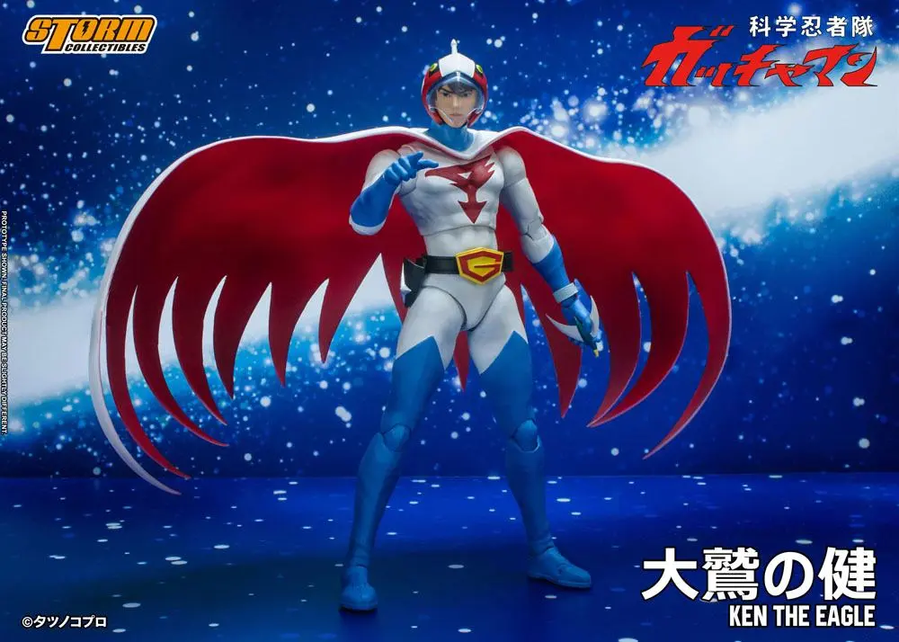 Akcijska figura Gatchaman 1/12 Ken the Eagle 18 cm fotografija izdelka