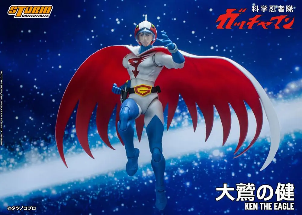 Akcijska figura Gatchaman 1/12 Ken the Eagle 18 cm fotografija izdelka