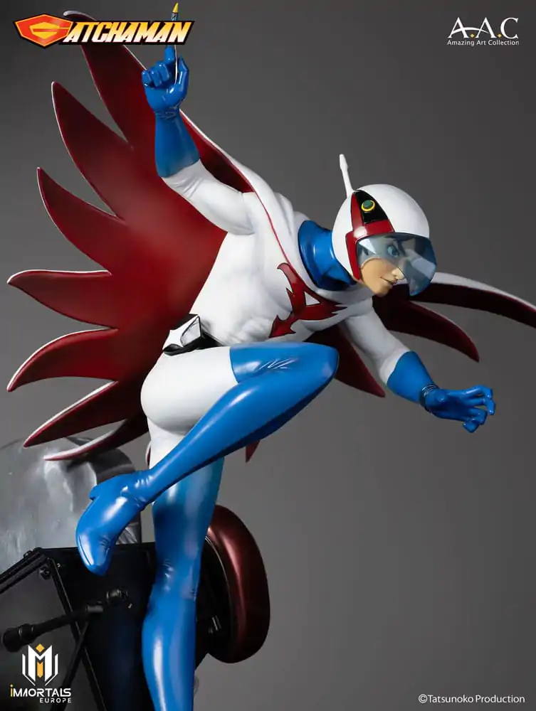 Gatchaman Amazing Art Collection Kip Ken the Eagle, Vodja ekipe Science Ninja 34 cm fotografija izdelka