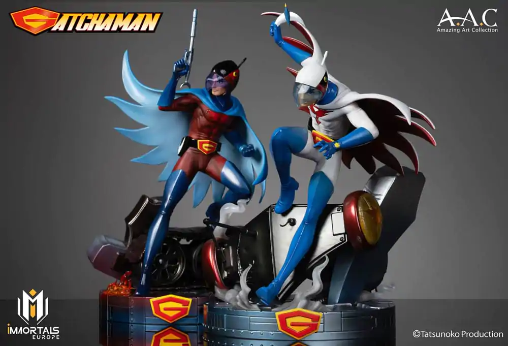 Gatchaman Amazing Art Collection Kip Ken the Eagle, Vodja ekipe Science Ninja 34 cm fotografija izdelka