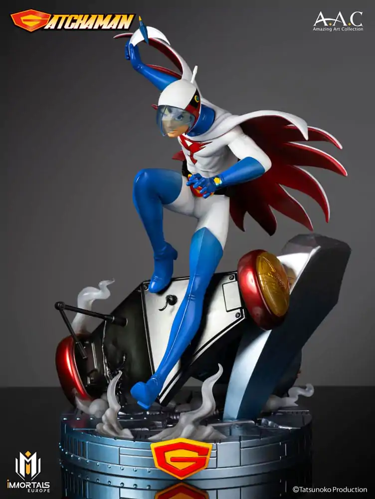 Gatchaman Amazing Art Collection Kip Ken the Eagle, Vodja ekipe Science Ninja 34 cm fotografija izdelka