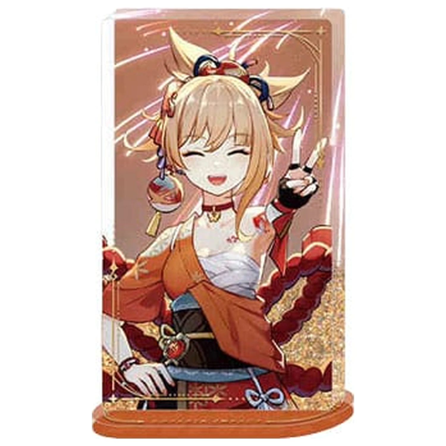 Genshin Impact Akrilni ornament z bleščicami: Yoimiya 11 cm fotografija izdelka