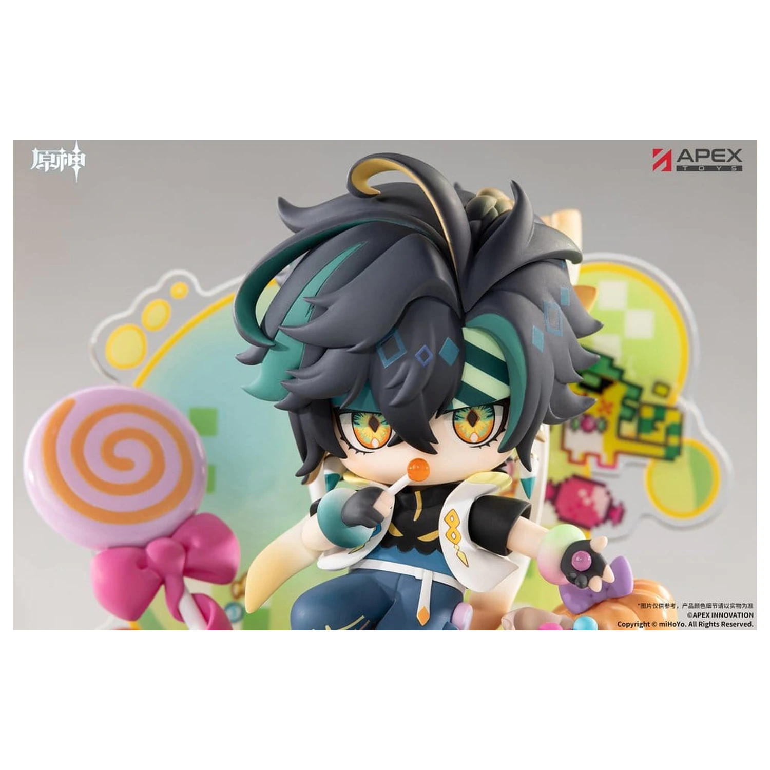 Genshin Impact Chibi Chara PVC figura You Ye Qi Xiang Series Kinich 11 cm fotografija izdelka