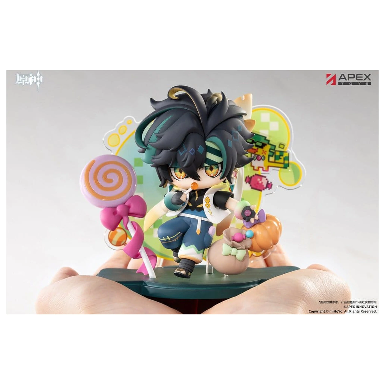 Genshin Impact Chibi Chara PVC figura You Ye Qi Xiang Series Kinich 11 cm fotografija izdelka