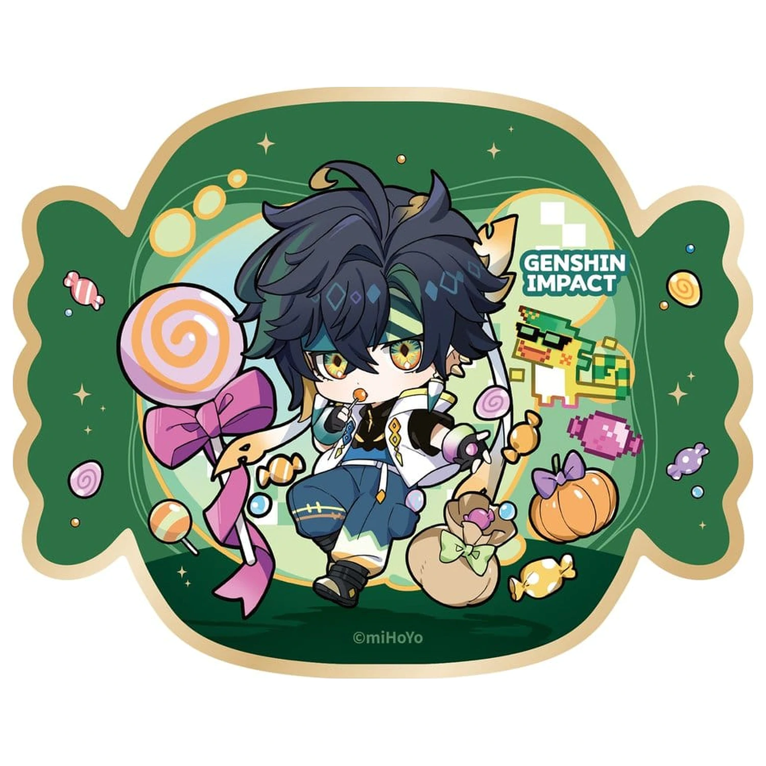 Genshin Impact Chibi Chara PVC figura You Ye Qi Xiang Series Kinich 11 cm fotografija izdelka