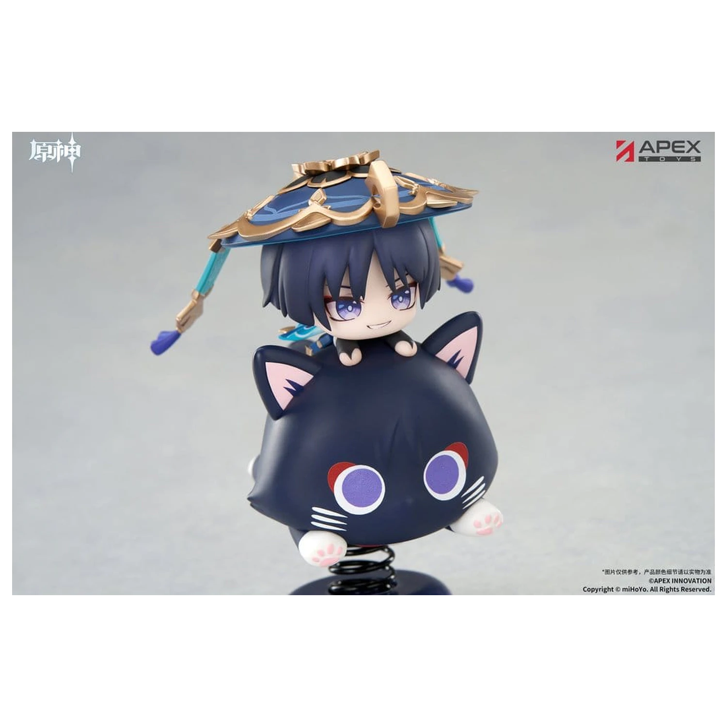 Genshin Impact Chibi Chara Yurayura Stojalo PVC Figurica Wanderer 11 cm fotografija izdelka