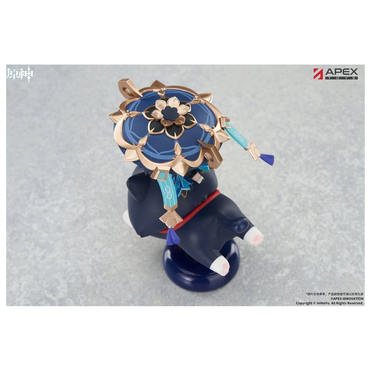 Genshin Impact Chibi Chara Yurayura Stojalo PVC Figurica Wanderer 11 cm fotografija izdelka