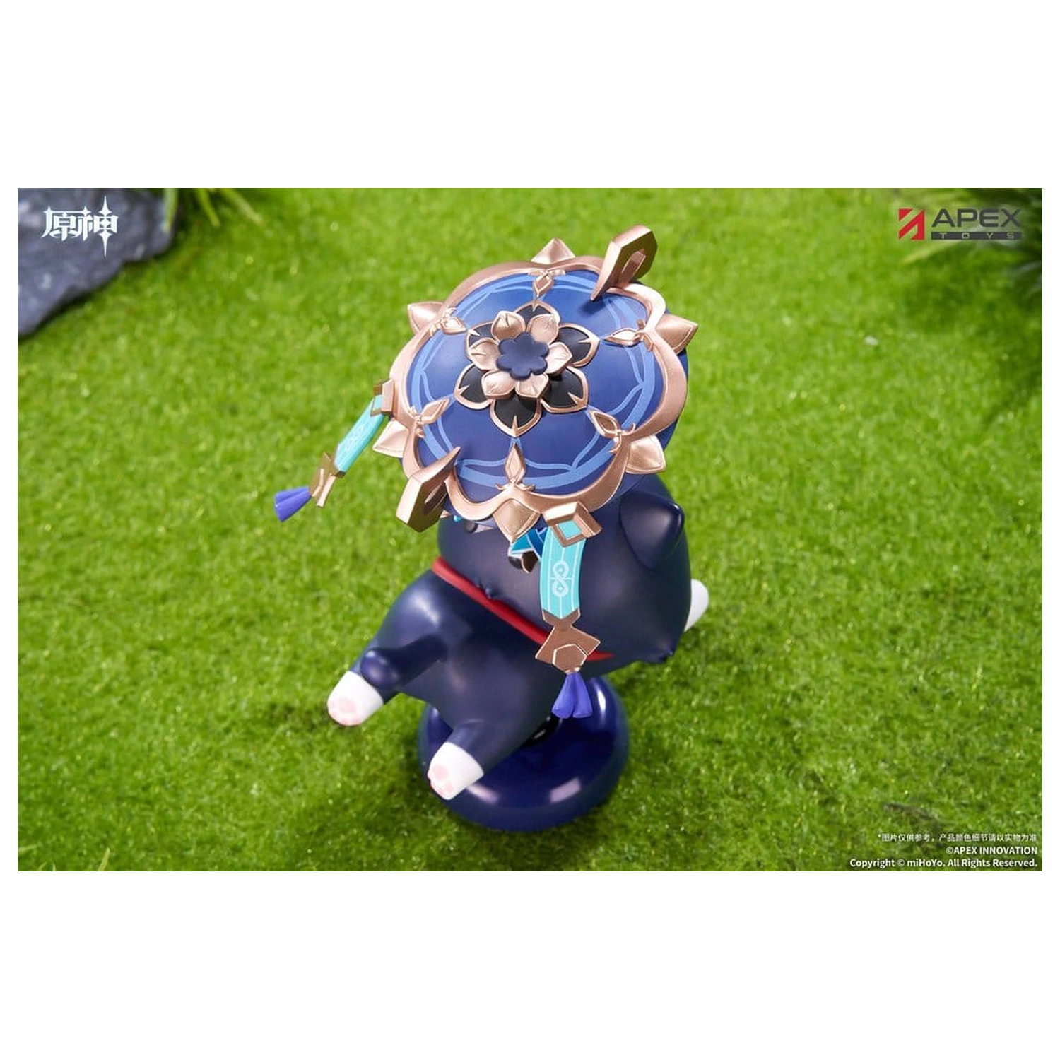 Genshin Impact Chibi Chara Yurayura Stojalo PVC Figurica Wanderer 11 cm fotografija izdelka